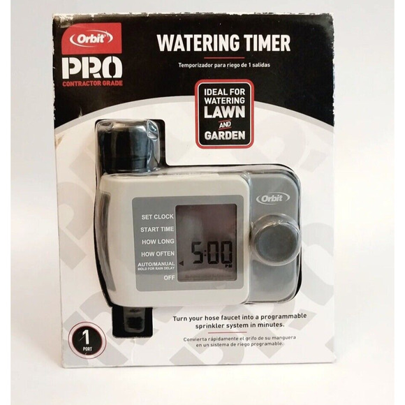 Orbit Pro Contractor Grade 1-Port Watering Timer for Lawn & Garden ''NEW'' - Picture 1 of 7